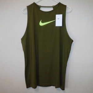 olive green nike tank top